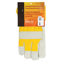 Abrasion-Resistant Winter-Lined Fitters Gloves, Large, Grain Cowhide Palm, Foam Fleece Inner Lining SM611R | Meunier Outillage Industriel