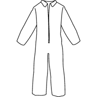 Pyrolon&reg; Plus 2 Disposable FR Coveralls, Small, Blue, FR Treated Fabric Meunier Outillage Industriel