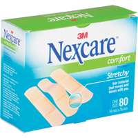 Nexcare™ Comfort Strips, Rectangular/Square, 3", Fabric, Sterile SN659 | Meunier Outillage Industriel