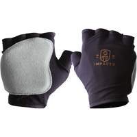 Gants antichocs sans doigts, main droite, T-petit, Paume en Cuir refendu, Poignet &agrave; enfiler Meunier Outillage Industriel