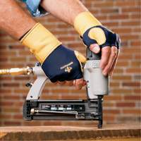 Gants de protection sup&eacute;rieure contre les impacts & les microtraumarismes r&eacute;p&eacute;t&eacute;s, main droite, Taille T-petit, Paume Cuir fleur Meunier Outillage Industriel