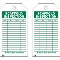 Inspection Record Tags, Polyester, 4" W x 7" H, English SX415 | Meunier Outillage Industriel