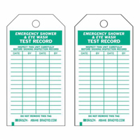 Test Record Tags, Polyester, 4" W x 7" H, English SX423 | Meunier Outillage Industriel