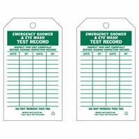Test Record Inspection Tags, Paper, 4" W x 7" H, English Meunier Outillage Industriel