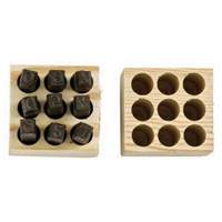 Number Steel Stamp Punch Set, # 4/6/3/2/1/8/9/7/5, 1/4" Meunier Outillage Industriel