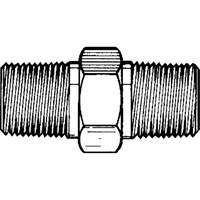 RACCORD HEXAGONAL MALE1/8"-1/8"NPT,LAITON, Laiton Meunier Outillage Industriel