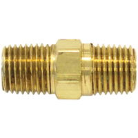 RACCORD HEXAGONAL,1/4"-1/4"NPT,LAITON, Laiton Meunier Outillage Industriel