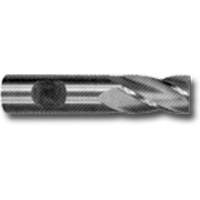 Weldon Shank End Mill, 7/32" Dia., 4 Flutes, High Speed Steel Meunier Outillage Industriel