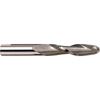 Ball End Extra Long Series End Mill, 1/4" Dia., 2 Flutes, Carbide Meunier Outillage Industriel