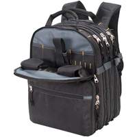 Sacs &agrave; dos pour outils &agrave; 75 pochettes, 13" lo x 17-1/2" la, Noir, Nylon Meunier Outillage Industriel