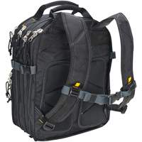 Sacs &agrave; dos pour outils &agrave; 75 pochettes, 13" lo x 17-1/2" la, Noir, Nylon Meunier Outillage Industriel