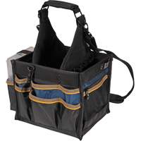 Large Electrical & Maintenance Tool Carrier, Polyester, 23 Pockets, Black Meunier Outillage Industriel