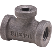 Tee, Reducing, Galvanized, 1" x 1/2" x 3/4" Meunier Outillage Industriel