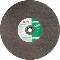Meule &agrave; tronçonner haute vitesse pour le b&eacute;ton C24R, 14" x 1/8", Arbre de 1", Type 1, Carbure de silicium, 5400 Tr/min Meunier Outillage Industriel