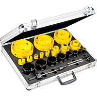 Electrician's Hole Saw Kits, 31 Pieces Meunier Outillage Industriel