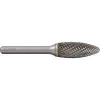 Fraise au carbure en forme de flamme ALLSTEEL, SH-5, 1/2" dia., 1/4" Tige, 1-1/4" Prof. de la coupe Meunier Outillage Industriel