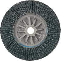 Long Life C-Trim Flap Disc, 4-1/2" x 5/8"-11, Type 27, 40 Grit, Zirconia Alumina Meunier Outillage Industriel