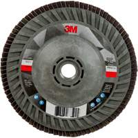 769F Quick Change Flap Disc, 5" x 5/8"-11, Type 27, 120+ Grit, Ceramic Meunier Outillage Industriel