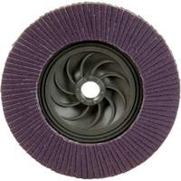 769F Quick Change Flap Disc, 5" x 5/8"-11, Type 27, 120+ Grit, Ceramic Meunier Outillage Industriel