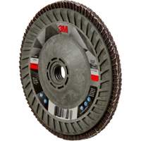 769F Quick Change Flap Disc, 5" x 5/8"-11, Type 29, 120+ Grit, Ceramic Meunier Outillage Industriel