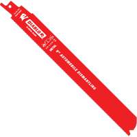 Reciprocating Blade for Auto Dismantling, Bi-Metal, 10-14 TPI, 9" L x 1" W Meunier Outillage Industriel