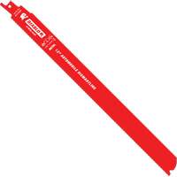 Reciprocating Blade for Auto Dismantling, Bi-Metal, 14-18 TPI, 12" L x 1" W Meunier Outillage Industriel