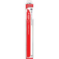 Reciprocating Blade for Auto Dismantling, Bi-Metal, 10-14 TPI, 12" L x 1" W Meunier Outillage Industriel