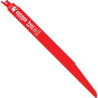 Reciprocating Blade for Thick Metal/Demolition, Bi-Metal, 8-10 TPI, 12" L Meunier Outillage Industriel