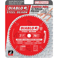 Steel Demon Cutting Saw Blade, 7-1/4", 70 Teeth, Metal Use Meunier Outillage Industriel
