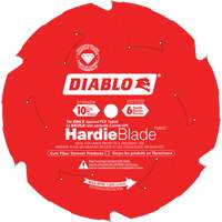 HardieBlade Cutting Saw Blade, 10", 6 Teeth, Fibre Cement Use Meunier Outillage Industriel