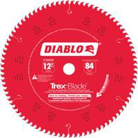 Trex&reg; Blade Cutting Saw Blade, 12", 84 Teeth, Plastic/Composite Decking Use Meunier Outillage Industriel