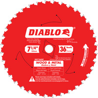 Steel Demon Cermet II Saw Blade, 7-1/4", 36 Teeth, Metal Use Meunier Outillage Industriel