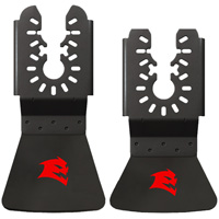 Jeu de grattoirs oscillants en acier &agrave; teneur &eacute;lev&eacute;e en carbone de taille universelle pour le retrait d'adh&eacute;sif Meunier Outillage Industriel