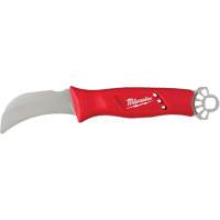 Couteau courb&eacute; de monteur de ligne avec anneau STICKWORK 3-en-1 Meunier Outillage Industriel