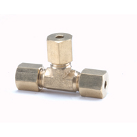 Compression Tees - Tube All Ends, 1/4" x 1/4" x 3/8" TBX378 | Meunier Outillage Industriel