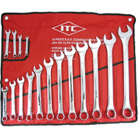 ICW-16 Professional Raised Panel Wrench Set, Combination, 16 Pieces, Imperial Meunier Outillage Industriel
