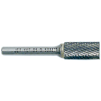 End-Cut Cylindrical Burr, 1/2" Dia., 1/4" Shank, 1" Depth of Cut Meunier Outillage Industriel