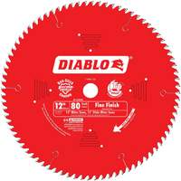 Contractor Saw Blades - Fine Finishing Saw Blades, 12", 80 Teeth, Wood Use Meunier Outillage Industriel