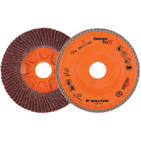 Enduro-Flex Flap Disc, 4-1/2" x 7/8", Type 27, 40 Grit, Zirconia Alumina Meunier Outillage Industriel
