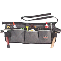 13-Pocket Waist Aprons, Canvas, Grey Meunier Outillage Industriel
