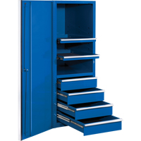 EX Professional Series Tool Cabinet, 4 Drawers, 24" W x 31" D x 63-3/8" H, Blue TEP598 | Meunier Outillage Industriel