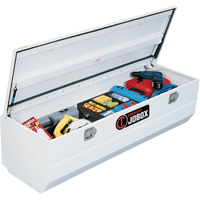 Coffre &agrave; outils robuste pour camion, 20-1/4" x 58-1/2" x 19", Acier, Beige/Noir/Bleu/Brun/Vert/Gris/Orange/Rouge/Argent/Havane/Jaune Meunier Outillage Industriel