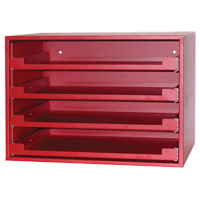 Compartment Rack, 15" D x 21" W x 15" H, Red TEQ519 | Meunier Outillage Industriel