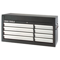 Coffre sup&eacute;rieur - 8 tiroirs, 41-1/2" la, 8 tiroirs, Noir Meunier Outillage Industriel