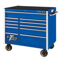 RX Series Rolling Tool Cabinet, 11 Drawers, 41-1/2" W x 25-1/2" D x 40-1/2" H, Blue TEQ764 | Meunier Outillage Industriel