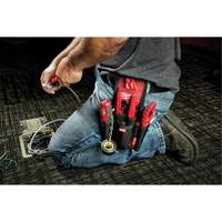 Compact Utility Pouch, Multiple Tool Holder, Nylon, 7 Pockets Meunier Outillage Industriel