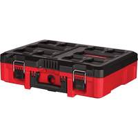 Coffre &agrave; outils avec partitions ajustables Packout, 20-7/10" x 15-1/5" x 6-1/5", Noir/Rouge Meunier Outillage Industriel