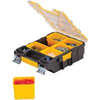 Organisateur de format moyen PRO, 4-1/2" la x 10-1/4" p x 13-3/5" h, Noir/Jaune Meunier Outillage Industriel