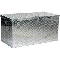 Aluminum Treadplate Portable Tool Box, 25-1/16" D x 49-1/4" W x 24" H, Silver TER037 | Meunier Outillage Industriel