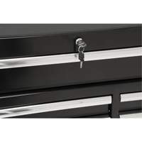 Chariot &agrave; outils industriel, 11 tiroirs, 41" la x 18-3/4" p x 39-1/3" h, Noir Meunier Outillage Industriel